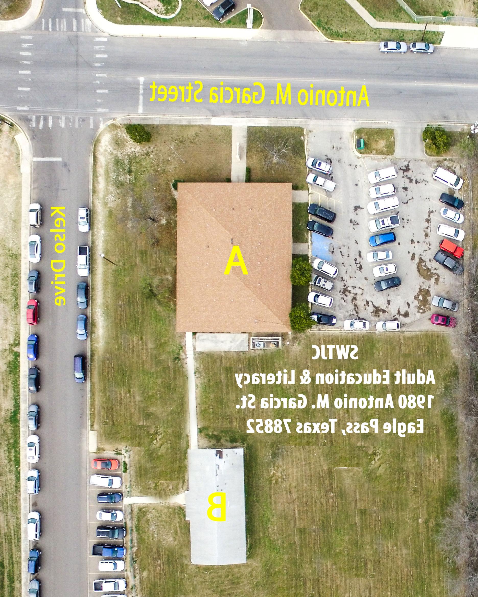 Eagle Pass Adult Education & Literacy Campus Map with Building ID